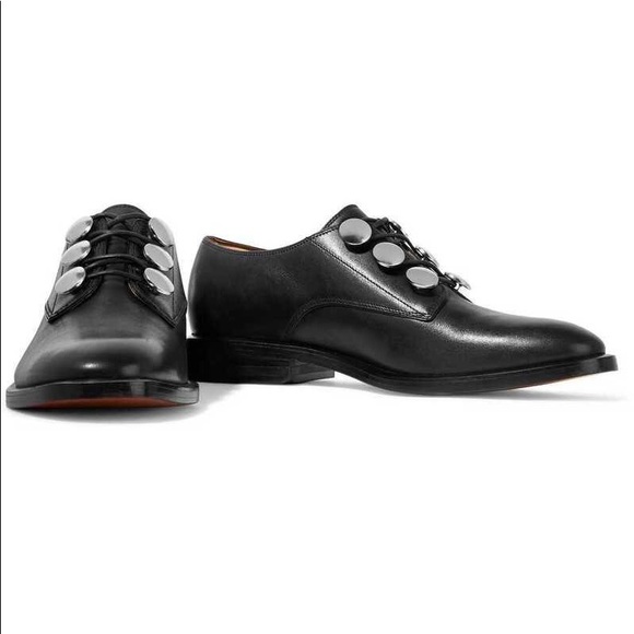 Alexander Wang Matilda Black Derby Shoes - Picture 1 of 12